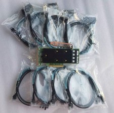 Lenovo 430-16I HBA 12Gbs PCIe 16 Port IT Mode JBOD+4x 8643 SATA/SAS Cable lot US