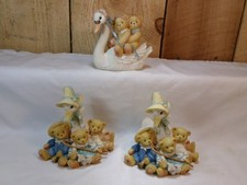 Lot of 3 Vintage Assorted Cherished Teddies Figurines