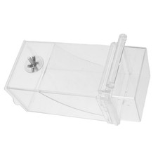 Automatic No Mess Bird Cage Feeder - Transparent Parrot Feeders Parakeet Food