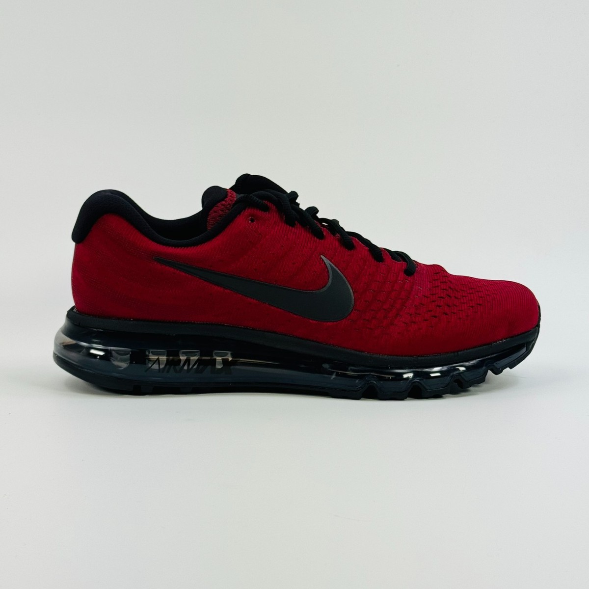 Men’s Nike Air Max 2017 Shoe-Team Red/Dark Grey/Black Size 12 *NEW WITHOUT BOX* Nike Air Max 2017 Team Red - Air 23 - Air Jordan Release  main image 3