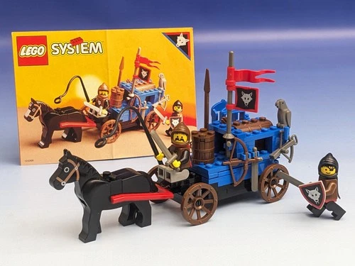 LEGO Ritter 6038 Wolfsbande Wegelagerer Castle Wolfpack Renegades + BA