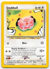 Snubbull 55/64 Neo Revelation Unlimited Common Pokemon Card Tomokazu Komiya LP