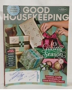 Good Housekeeping Magazine Nov/Dec 2025 Giving Season Kitchen Awards 2026
