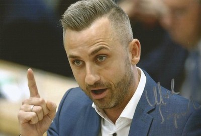 Autogramm-Großfoto (20x30) ''Ulrich SIEGMUND'' (AfD)