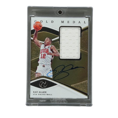 Ray Allen 2019 Opulence Gold Medal 46/79 Auto #GJA-RA