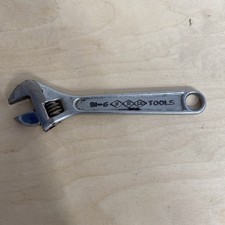 UTICA TOOLS 91-6 6" Adjustable Wrench Vintage Forged Alloy Steel Made In USA