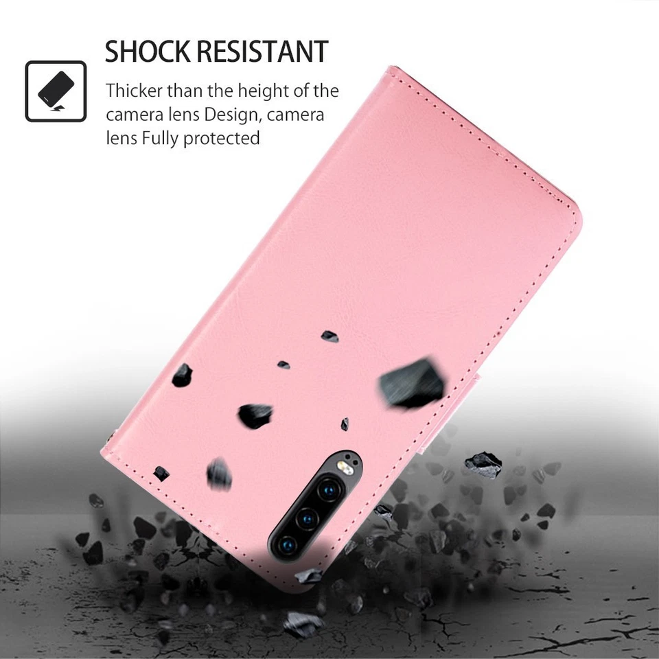 Magnetic Leather Wallet Phone Case For Motorola G22 Edge E20 Nokia G10 X10 G60 - Image 3 of 4