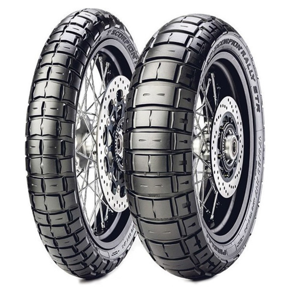 1 x Pirelli Rally STR Motorbike 110/80/19 59V TL Front Tyre - 1108019 - Image 9