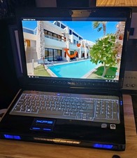Dell XPS M1730 Gaming Laptop Nvidea Geforce 8800GTX Windows 10 320HDD 4GB RAM