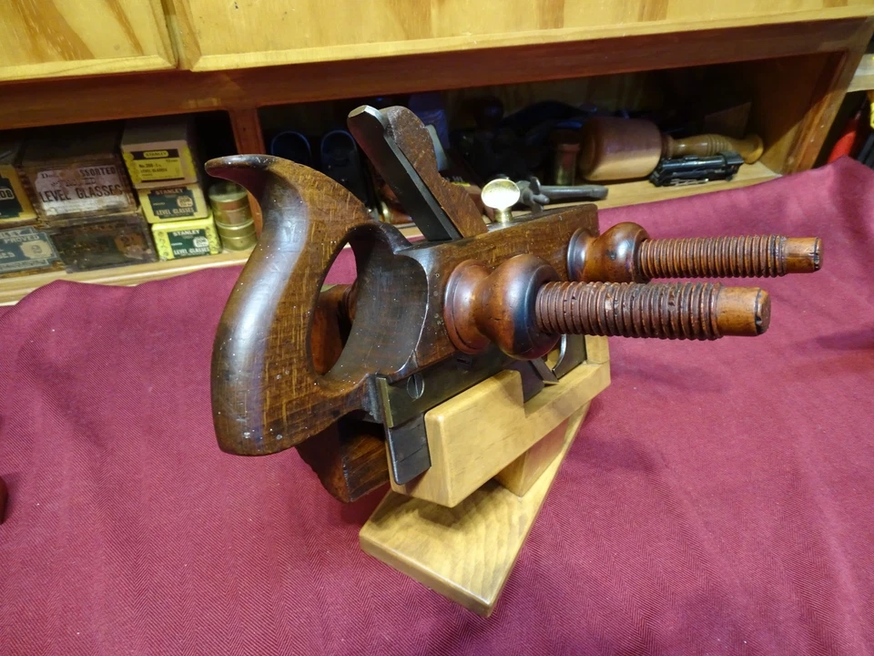 Avión arado (arado) Ohio Tool Co. No 100 mango 1/4" Ohio Iron Beauty GWR Foto 3 de 4