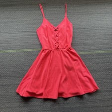 Foreign exchange Flowy Spring dress Hot Pink Spaghetti Strap Medium