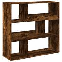 Raumteiler BüCherregal RäUchereiche 100X33X94,5 Cm Standregal