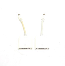 Lot of 2 Apple A1305 Mini DisplayPort to DVI Adapters White