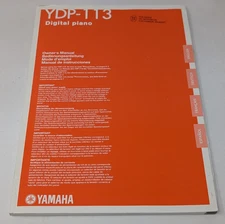 Yamaha YDP-113 Digital Piano Keyboard Original User's Owner's Manual Book