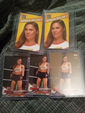 Ronda Rousey WWE 2018 Topps #101 Reg/ Gold Lot 2 Arcade Cards  Total 5 Cards