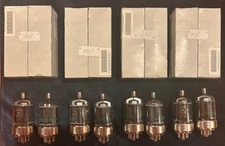 GE JAN 6146W General Electric Beam Power Tube NOS 4 Matched Pairs