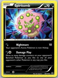 Spiritomb 62/114 XY - Steam Siege Rare Non-Holo