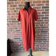 NWT GAP shirt dress - Rust - Orange - Chili Oil - 980437205 - size M