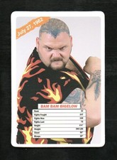 Bam Bam Bigelow WWF Wrestler 2025 Aamango Wrestling Game Card