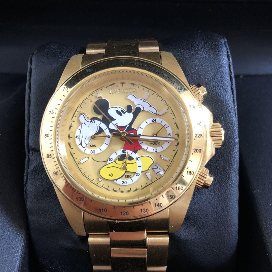 Invicta Mickey Mouse Watch Collectible Used