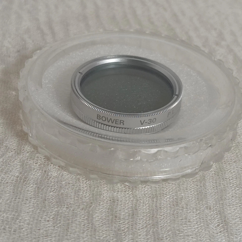 30mm Polarizer PL Glass Lens Filter Japan Polarizing Bower V-30  - Image 4 of 4