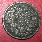 1930 George V Sixpence — photo from another recent sale
