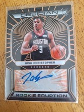 2021-22 Panini Obsidian Electric Etch Orange 01/50 Josh Christopher Auto