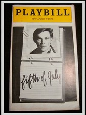 Fifth of July - New Apollo Theatre Playbill - June 1981 - Richard Thomas