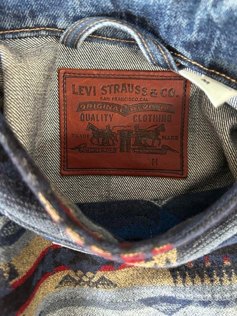 Levi's Pendleton Denim Jacket Size M Collaboratio… - image 4