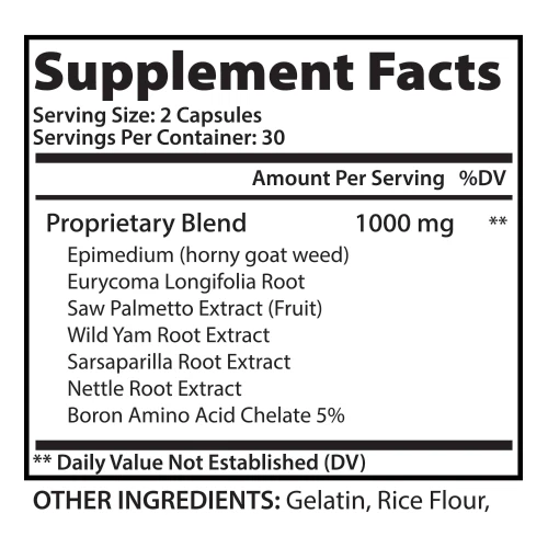 Savage Grow Plus 60粒男性增强补充剂1000 MG — 第 3/3 张图片