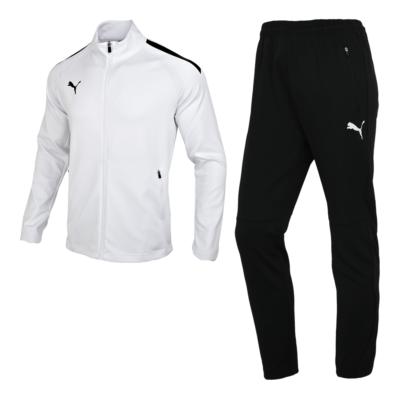 Puma 93225303 Men Tracksuit 3 Knit Training jacket pants set White