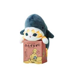Dreams Mofusand Posture Pal Stuffed Toy Backrest Plush Doll Shark Kitty