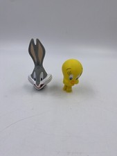 Vintage 2001 Six Flags Set Of 2 Bugs Bunny And Tweety Bird Antenna Topper New