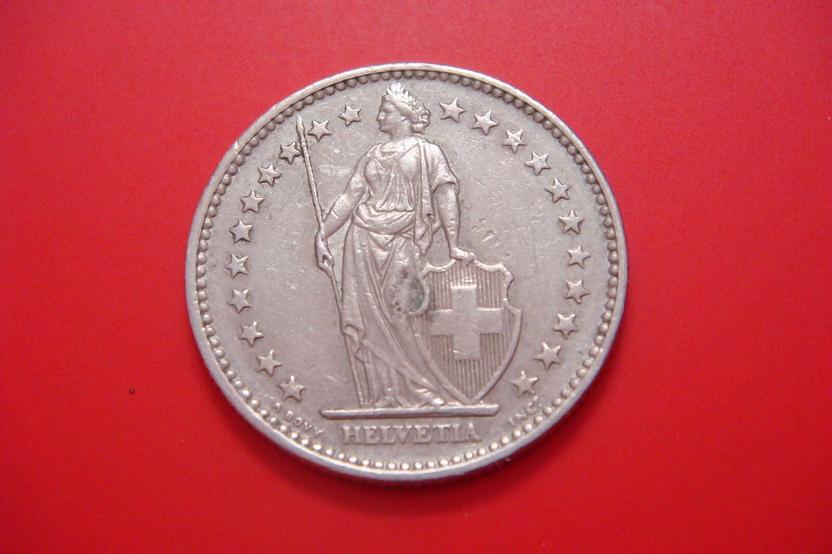 フランスアンティーク　② 1968 Switzerland 2 Francs | eBay