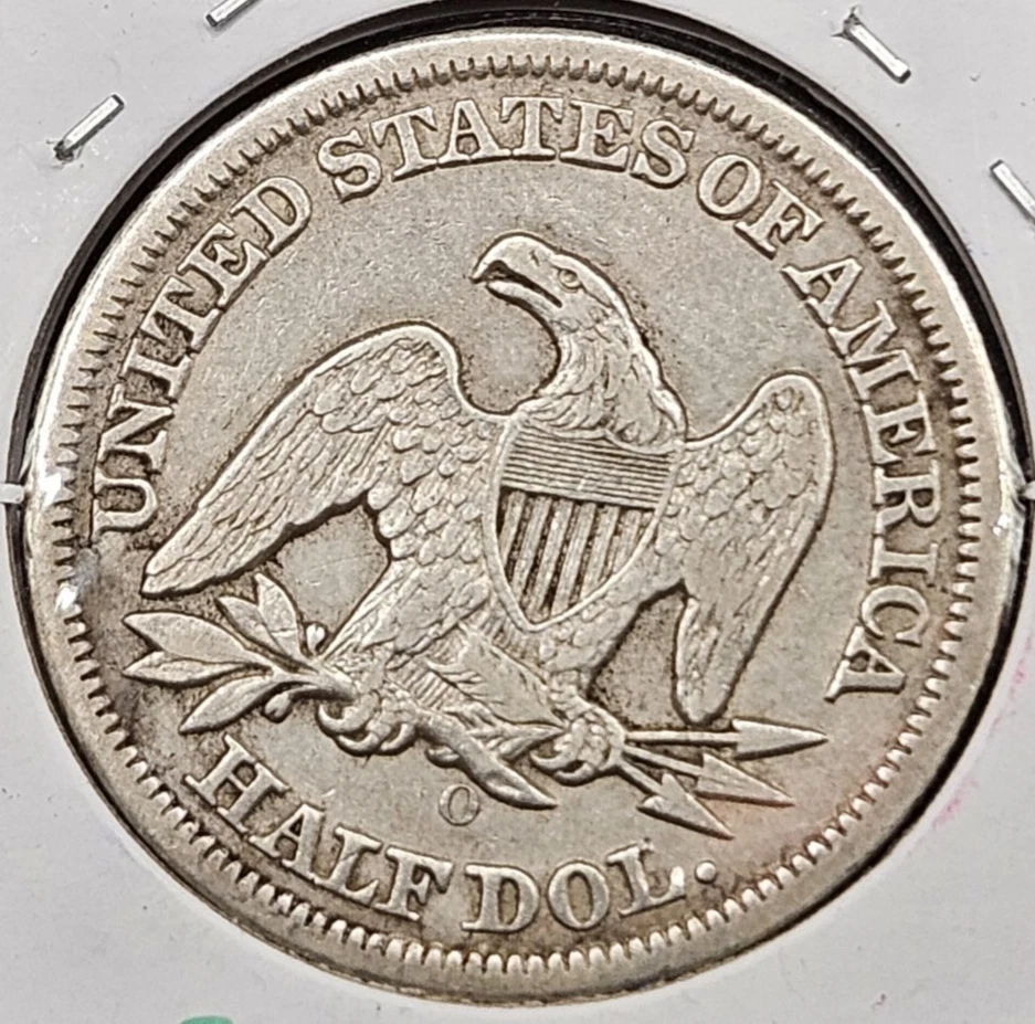 Medio dólar libertad sentada 1850-O | EXTRA FINO Foto 2 de 2