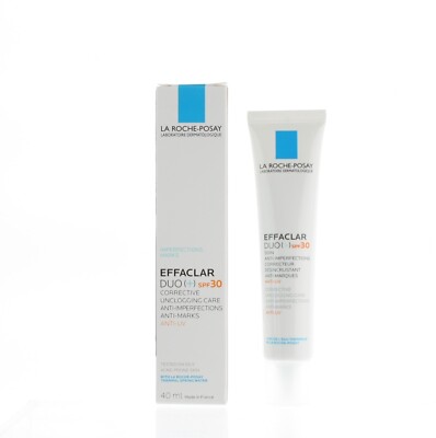 LA ROCHE POSAY EFFACLAR DUO (+) SPF 30 ANTI-MARKS 40ML -  FEDEX EXPRESS SHIPPING
