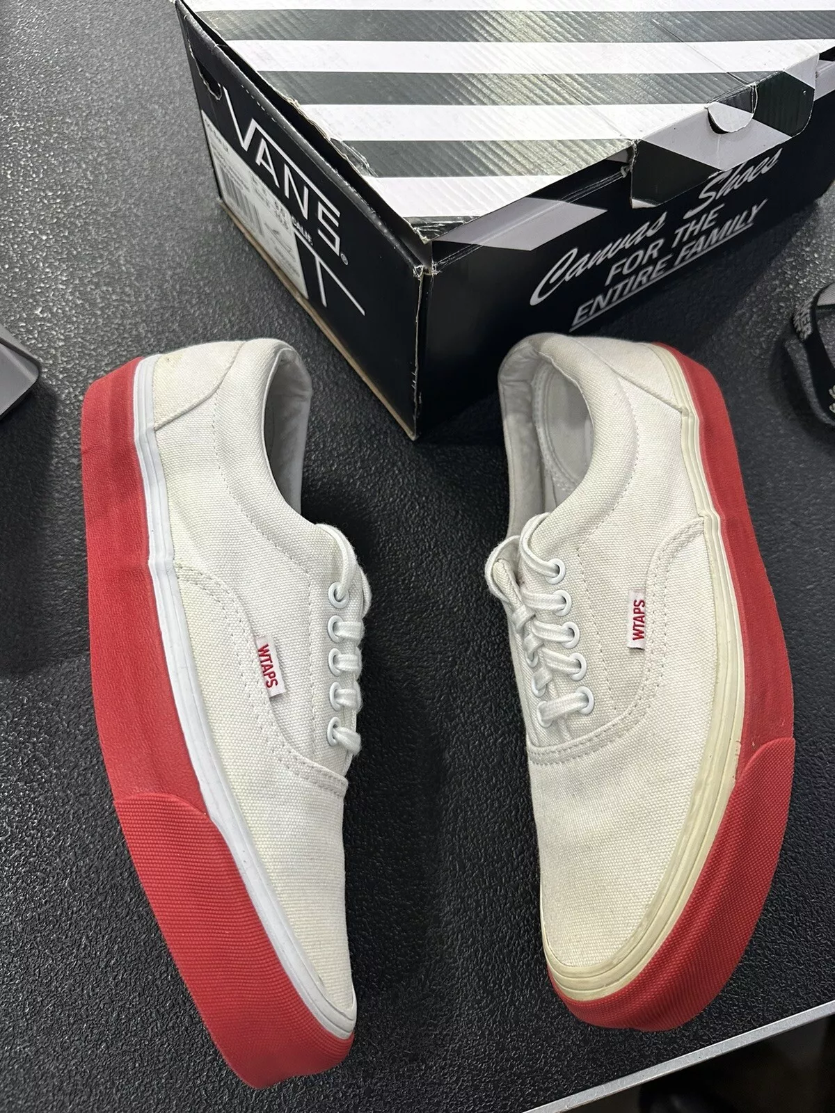 Vans Vault x WTAPS OG Era LX blanc rouge Bape Supreme NEUF