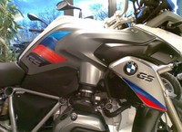 2 Aufkleber 3D Schutz Seitenlichter Rallye Kompatibel Motorrad BMW GS R1200 /