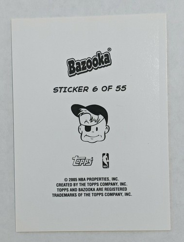 2004-05 Lebron James bazooka sticker #6 Kevin Garnett Tracy McGrady - Picture 2 of 2