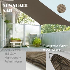 ALION 95% UV Block Breathable Sun Shade Sail Shade Canopy Cover Awning Shelter