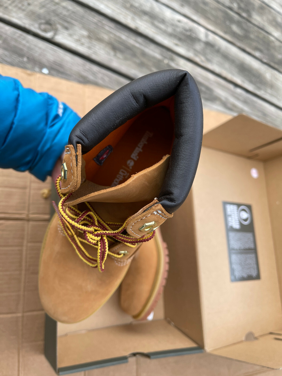 Womens Timberland Waterville 6 Waterproof Boot, Size 7M, Wheat Nubuck image 7