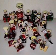 Vintage Hershey's Chocolate Kiss Christmas Ornaments Kurt Adler Bundle 