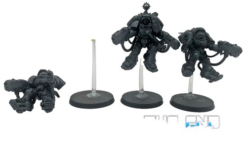 Space Marines Infernus Marines + Vernice - Games Workshop Warhammer 40000, 10th Edition Starter Set