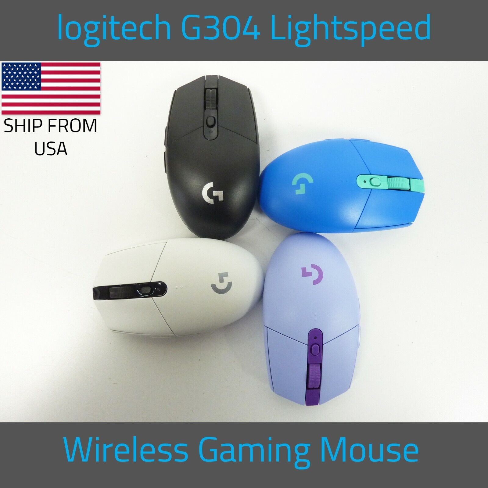 Antagonismo Contar experimental Logitech G304 / G305 Lightspeed Wireless Gaming Mouse 12000 DPI Hero Sensor  | eBay