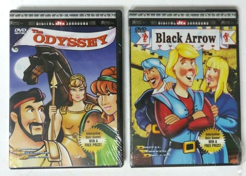 Lot of 2 Black Arrow & The Odyssey Cartoon Animated Classics New Sealed DVD 1999 872322006714 | eBay Lot of 2 Black Arrow & The Odyssey Cartoon Animated Classics New Sealed DVD 1999 872322006714 | eBay