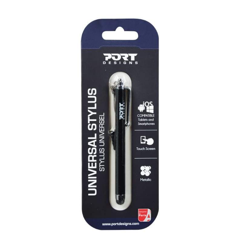 Port Designs Black Universal Stylus for Tablet & Touch Screen Devices