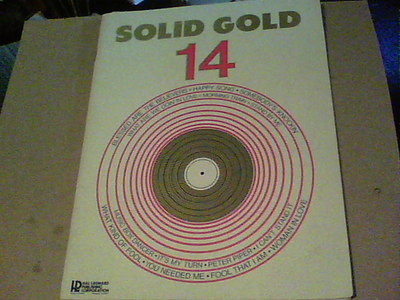 Solid Gold 14 1981 Hal Leonard, Stand By Me, Somebody's Knockin', Morning Train