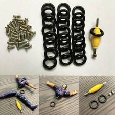 200 O-RINGS Waist Bands + 200 Screws For  3.75'' GI JOE Cobra Action Force Toys