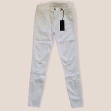 NWT Black Orchid Mid Rise Distressed Skinny Jeans White Women's Sz 27