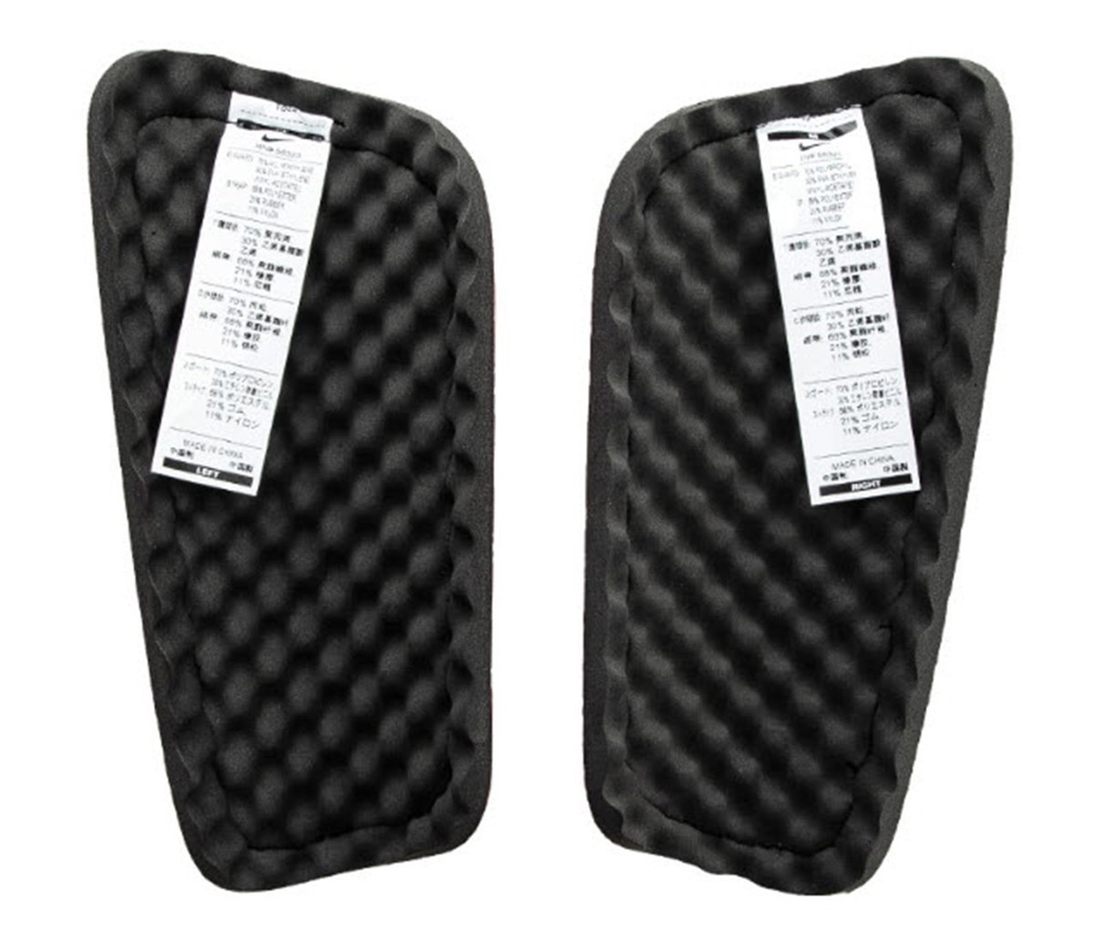 Nike Mecurial Hard Shell Shin Guards Red Soccer Leg Futsal